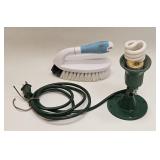 Odds Lot Hand Brush Scrubber Light On Stand