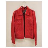 New Red Leather Jacket Rock & Republic Medium