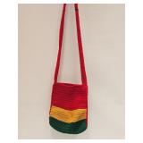 Vintage Colorful Knitted Purse