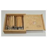 Box with Carving Tools