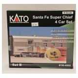 KATO Santa Fe Super Chief 4 Car Set #106-6002