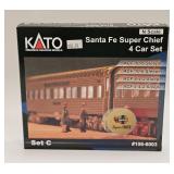 KATO Santa Fe Super Chief 4 Car Set #106-6003