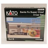 KATO Santa Fe Super Chief 4 Car Set #106-6002