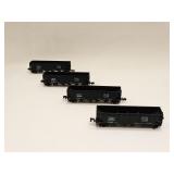 BACHMANN Open Hopper Train Cars Four
