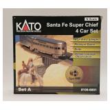 KATO Santa Fe Super Chief 4 Car Set #106-6001