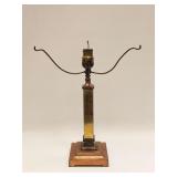 Antique Miller Brass & Copper Lamp Base