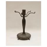 Antique Pairpoint Brass Lamp Base