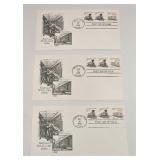 FDC 1988 21-Cent Railway Mail Car Stamp