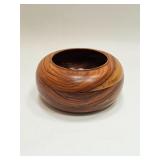 Vintage Studio Wood Turned Bowl Unmarked