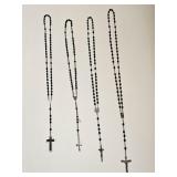 Vintage Italy &  France 40s to 50s Rosaries Lot