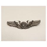 Vintage USA Sterling Silver Military Wings Pin