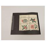 1964 US Plate Block Mint 5 Cent Stamps