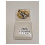 Vintage Roma Religious Pendant In Box