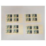 1966 US Plate Block Mint 5 Cent Stamps