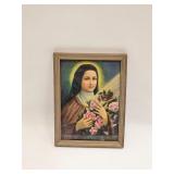Antique St. Thï¿½rï¿½se of Lisieux Framed Print