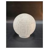 Vintage Frosted Abstract Glass Light Shade