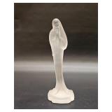 Vintage Frosted Glass MADONNA Figure 9' T