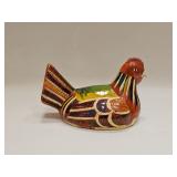 Vintage 50s Ceramic Mexico Pottery Chicken Cover