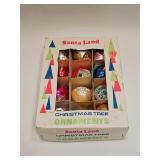 Vintage Santa Land Christmas Ornaments