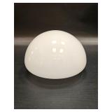 Vintage White Glass Light Globe Shade
