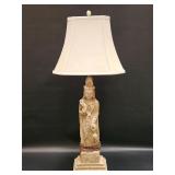 Vintage 60s Asian Figure Table Lamp