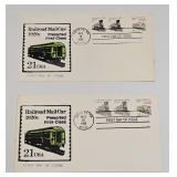 FDC 1988 21-Cent Railway Mail Car Stamp