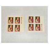 1966 US Plate Block Mint 5 Cent Stamps