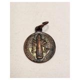 Vintage Old Copper Color Religious Medal