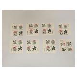 1964 US Plate Block Mint 5 Cent Stamps