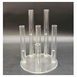Lucite Stand Holder Multi Tube