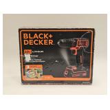 Black & Decker 20v Max Cordless Drill With Battery
