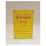 VTG BOOK AN INVITATION TO SPANISH 1943