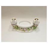 Vintage Porcelain Love Bird Candle Holder