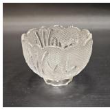 Vintage Pressed Glass Candle Glass Shade