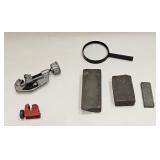 Lot Hand Tools Odds Pipe Cutters Sharpening Stones