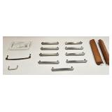 Vintage Aluminum Wood Brass Handle Lot