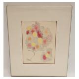 Hillary Berzon 1973 Flowers in Vase