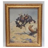 William Leigh Double Crosser Colored Art Print