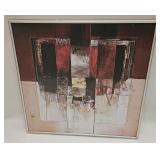 Vintage Abstract Framed Print