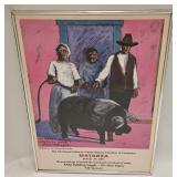 1998 Signed Edward Gonzales Print Matanza