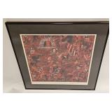 Vintage W.B. Franklin Signed Native American Print