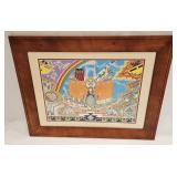 Michael Toya Jr Pueblo Life A P Print Signed