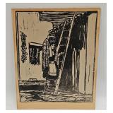 Vintage Pueblo Image Signed Art
