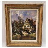 Sidney Watts English Countryside Oil Landscape