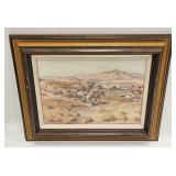 Vintage CM Russell Western Print