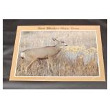 Vintage 1992 New Mexico Mule Deer Print