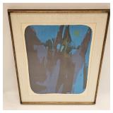 Vintage 1963 Lithograph Signed & Numbered 12/16
