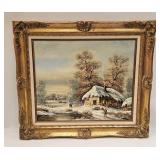 Albrecht Brinkmann Snowy Winter Landscape