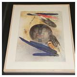 Vintage Southwest Artist Signed Lithograph