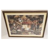 Vtg Betty Hayes Litho Signed & Numbered COA